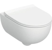 Wandhängendes WC mit geschlossenem Deckel