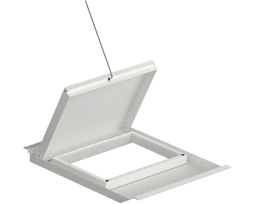 Revisionsklappe aus Metall mit Öffnung