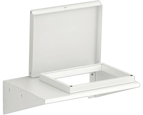 Installationskasten mit Rahmen und geöffneter Tür