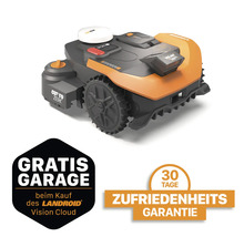 Worx Landroid Vision Cloud Mähroboter mit Gratis Garage und 30 Tage Zufriedenheitsgarantie