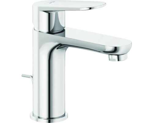 Glänzender Waschtischmischer aus Metall