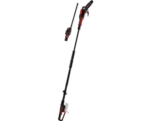 Einhell Akku-Hochentaster mit Akku-Heckenschere-Aufsatz