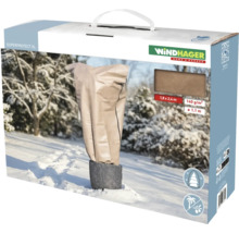 Windhager Winterschutzhaube Superprotect XL, 1,8 x 2,4 Meter, 140 Gramm pro Quadratmeter, Durchmesser 1,1 Meter