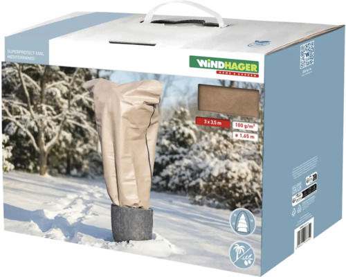 Verpackung der Windhager Superprotect XXXL mediterranen Pflanzenschutzhaube
