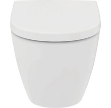 Modernes WC aus Keramik mit geschlossenem Deckel.