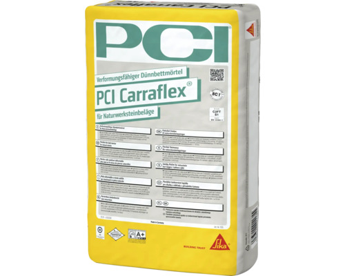 PCI Carraflex flexibler Dünnbettmörtel für Naturwerksteinbeläge