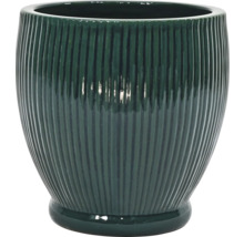 Gerillter Übertopf aus Keramik