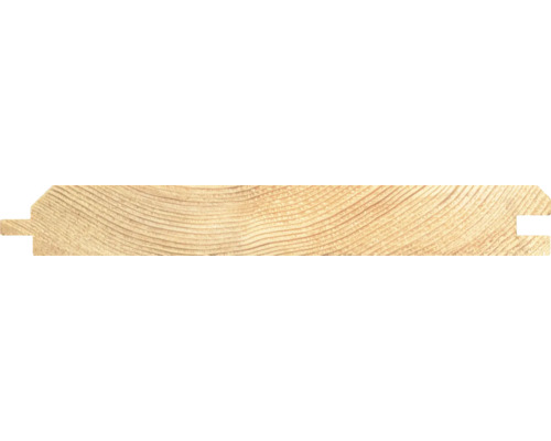 Querschnitt eines Profilholzes mit Nut und Feder