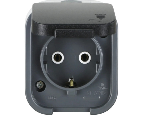 Außensteckdose mit Klappdeckel