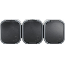 Dreifachsteckdose für den Außenbereich