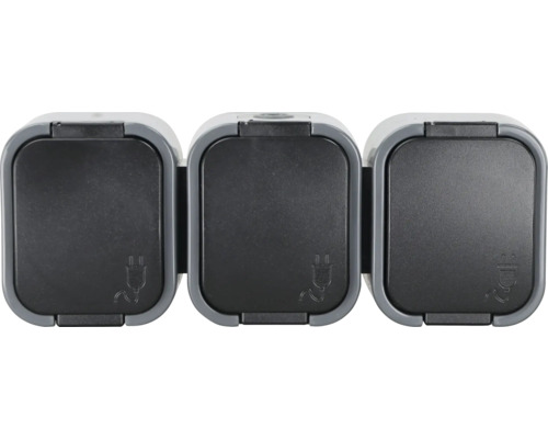 Dreifachsteckdose für den Außenbereich