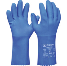Blaue Chemikalienschutzhandschuhe
