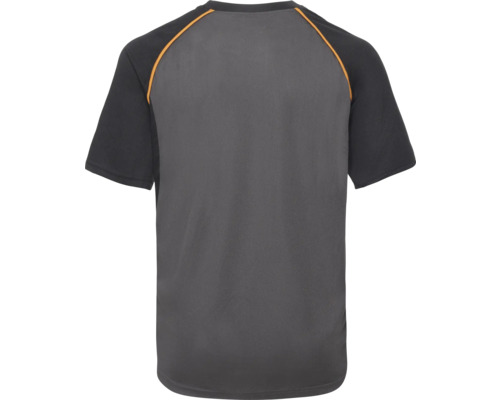 Graues T-Shirt mit kurzen Ärmeln und Rundhalsausschnitt