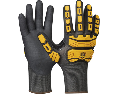 Zwei Arbeitshandschuhe mit Aufprallschutz