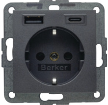 Berker Steckdose mit USB A und USB C Anschluss