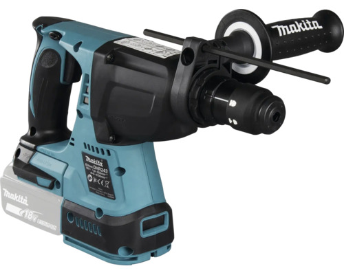 Makita Akku-Kombihammer DHR243 18 Volt mit Tiefenanschlag und SDS-plus Bohrfutter.