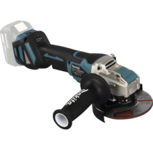 Makita Akku-Winkelschleifer DGA519 mit 18 Volt, X-LOCK-System, 125 Millimeter Scheibendurchmesser und Zusatzhandgriff.