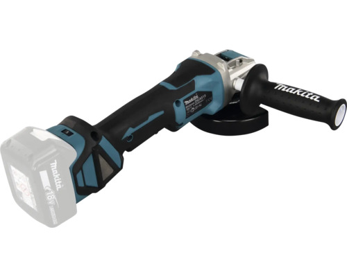 Makita 18 Volt Akku-Winkelschleifer mit Seitengriff und Schutzhaube