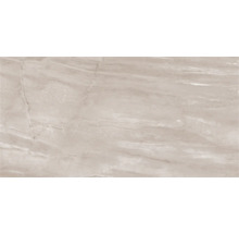 Feinsteinzeugfliese mit Marmoroptik und feiner Maserung in Beigetönen.