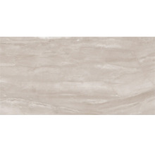 Feinsteinzeugfliese in Marmoroptik mit dezenter Maserung.