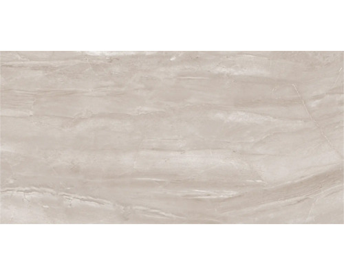 Feinsteinzeugfliese in Marmoroptik mit dezenter Maserung.