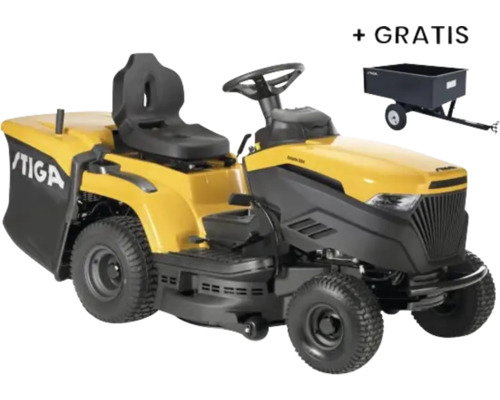 Aufsitzmäher mit Anhänger