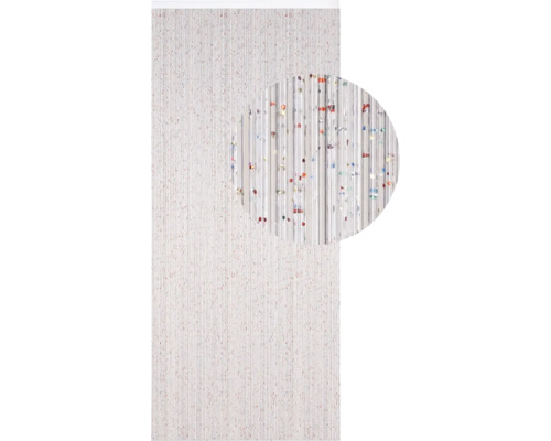 Dekorplatte mit vertikalen Streifen und farbigen Sprenkeln