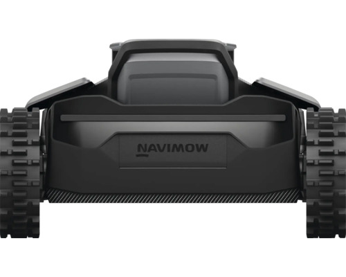 Navimow Mähroboter mit Raupenantrieb, Rückansicht