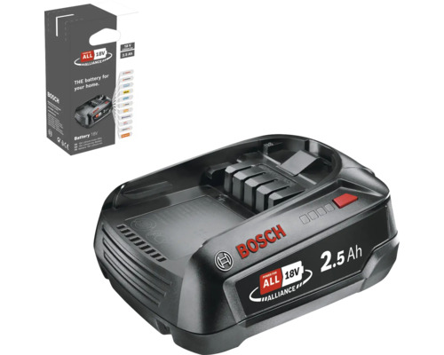 Bosch 18 Volt 2,5 Amperestunden Akku mit Verpackung