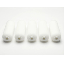 Fünf Farbwalzen für Farbauftrag