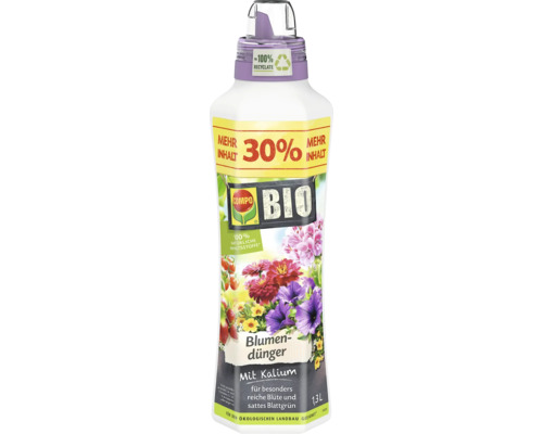 Blumendünger Compo Bio 1,3 L COMPO Bio Blumendünger mit Kalium, 1,3 Liter Flasche