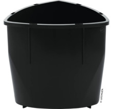 Schwarzer Eck-Pflanzkübel