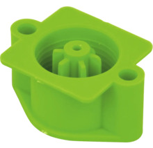 Kunststoff-Antriebsritzel mit zwei Befestigungsbohrungen für Gartenmaschinen.