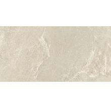 Beige Feinsteinzeugfliese in Naturstein-Optik mit strukturierter Oberfläche.