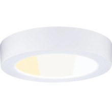 Runde LED-Deckenleuchte in Weiß mit minimalistischem Design.