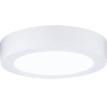 Runde LED-Deckenleuchte in Weiß mit flachem Design.