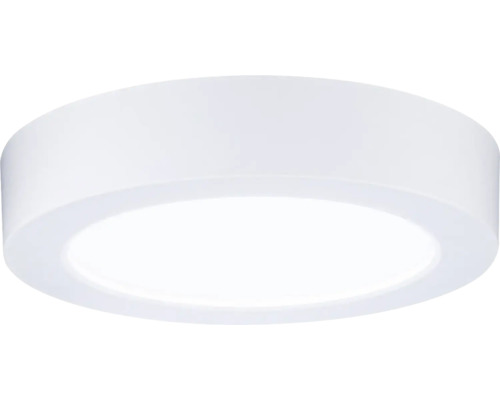 Runde LED-Deckenleuchte in Weiß mit flachem Design.