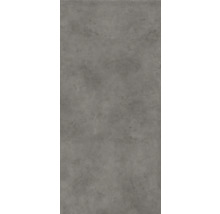 Fliese in Betonoptik, grau, matte Oberfläche.