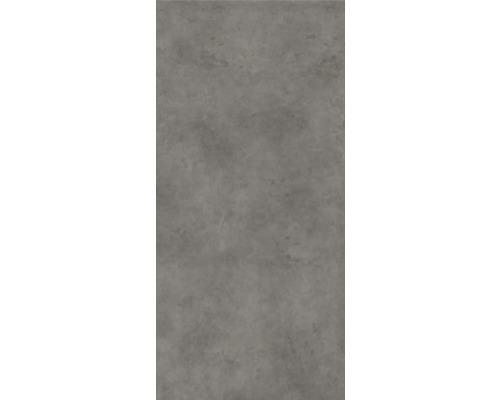 Fliese in Betonoptik, grau, matte Oberfläche.
