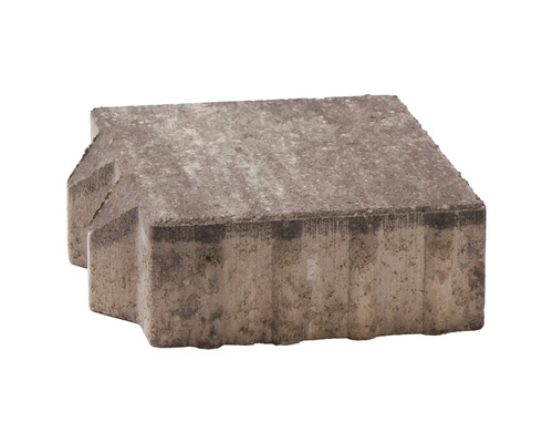 Betonpflasterstein mit Verbundsystem und strukturierter Oberfläche.