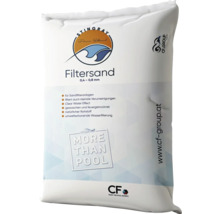 Stingray Filtersand für Sandfilteranlagen mit einer Körnung von 0,4 bis 0,8 mm, gewaschen und feuergetrocknet, CF.Group Logo.
