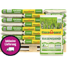 Palettenware Floragard Rasensand 15 Kilogramm inklusive Lieferung.