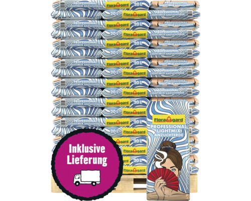Palettenware Floragard Professional Lightmix Anzuchterde, 20 Liter Säcke inklusive Lieferung.