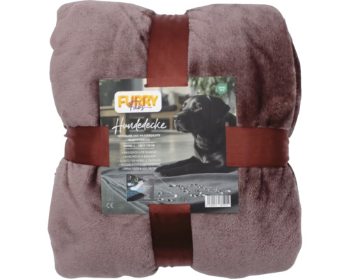 Kuschelige, wasserdichte Hundedecke von Furry Tabs, Größe 100 mal 130 Zentimeter, wendbar, schützt Möbel, Oeko-Tex zertifiziert.
