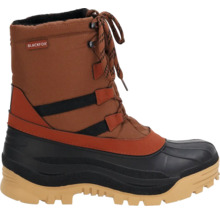Blackfox Winterstiefel mit Schnürung, braunem Textilschaft und profilierter Sohle.