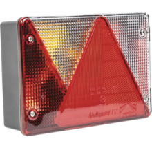 Aspöck Multipoint IV Anhänger-Rückleuchte mit integriertem Dreiecksrückstrahler.