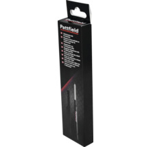 Pattfield Tieflochmarker inklusive 6 Ersatzminen in Kartonverpackung.