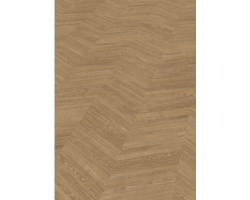 Bodenbelag im Chevron Muster mit Holzstruktur und Eichenoptik