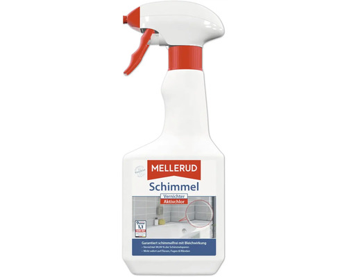 Mellerud Schimmel Vernichter mit Aktivchlor in der Sprühflasche für Fliesen, Fugen und Wände.