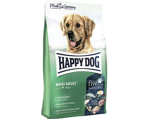 Hundefutter trocken HAPPY DOG Fit & Vital Maxi Adult 14 kg Happy Dog Maxi Adult Trockenfutter im 26 kg Sack